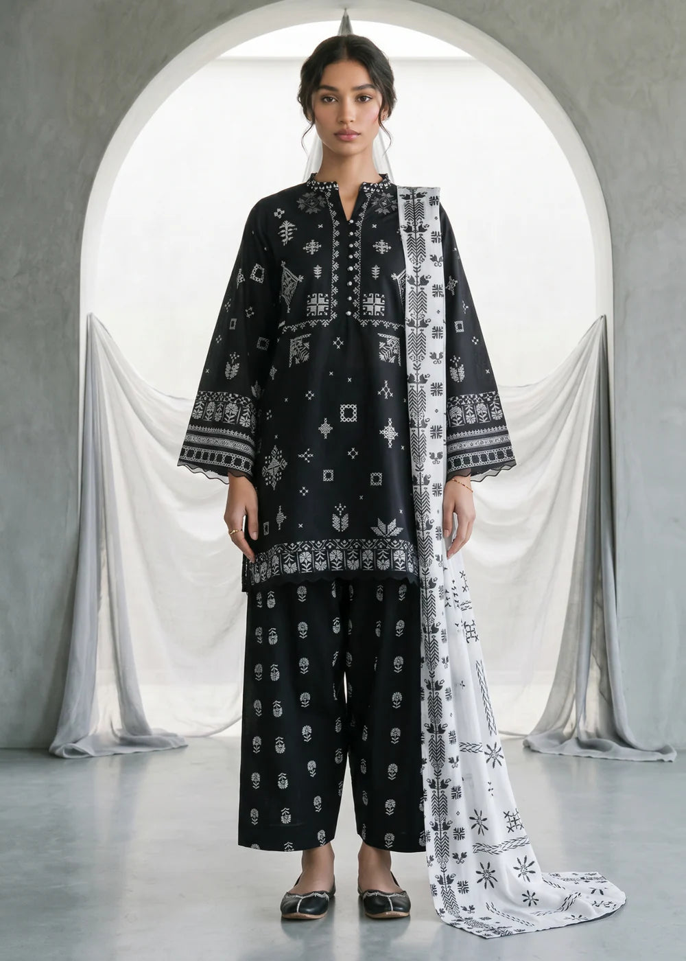Shirt Shalwar Dupatta